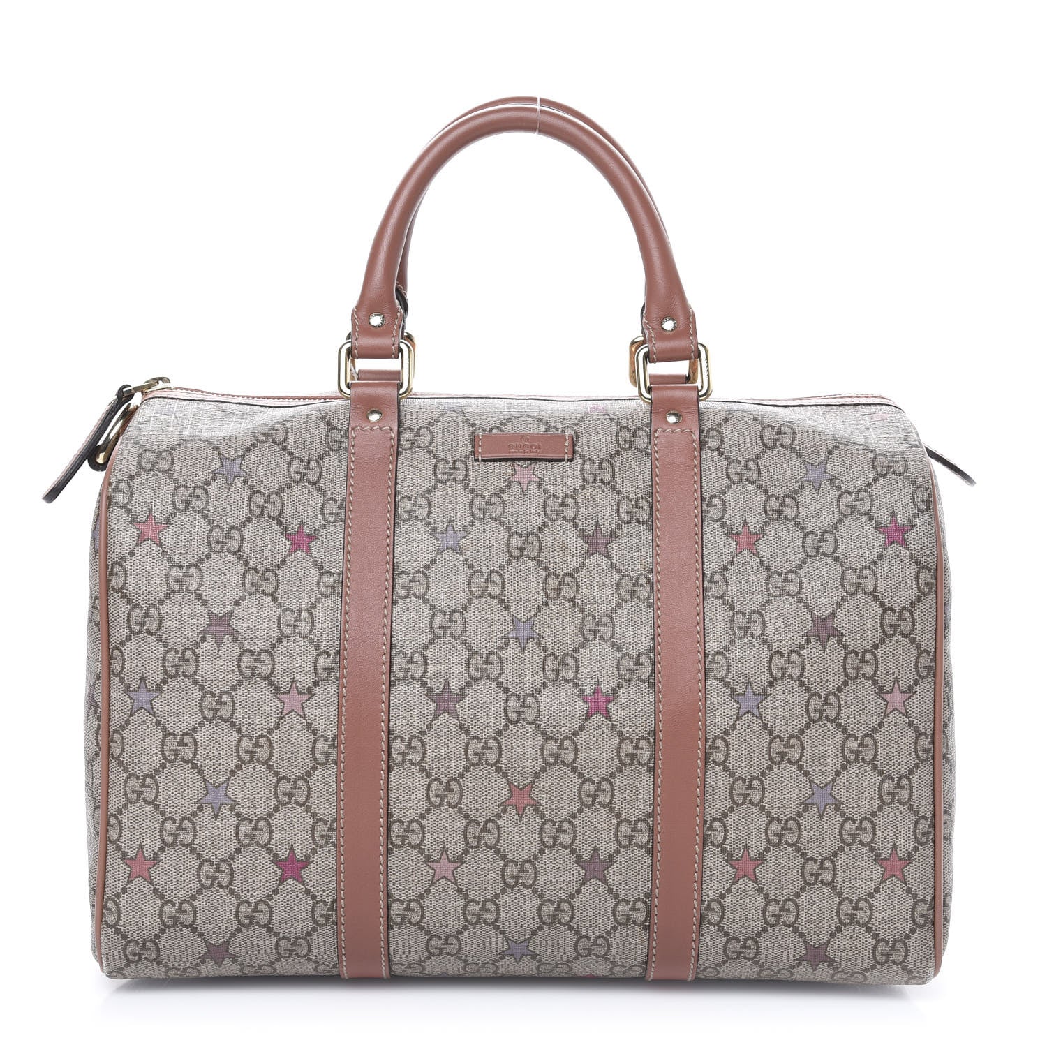 Gucci GG Supreme Stars Medium Joy Boston Pink 1 of 16