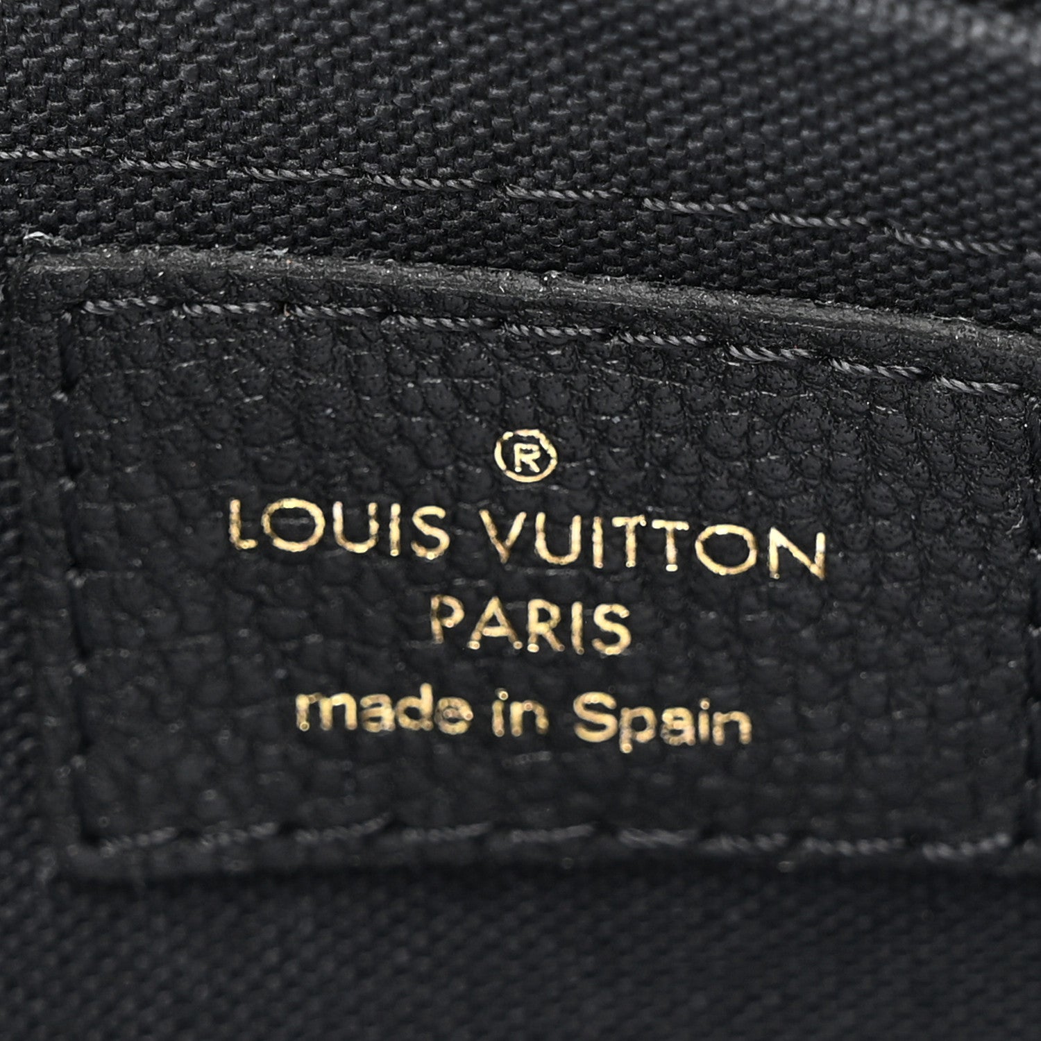 Louis Vuitton Monogram Pallas Clutch Black 5 of 9