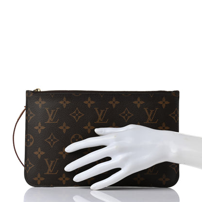 Louis Vuitton Monogram Neverfull MM GM Pochette 2 of 8