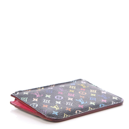 Louis Vuitton Monogram Multicolor Key Pouch Black Grenade 4 of 12