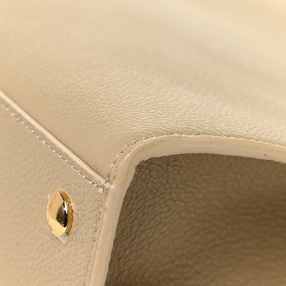 Burberry Grainy Calfskin Title Bag Light Beige 11 of 16