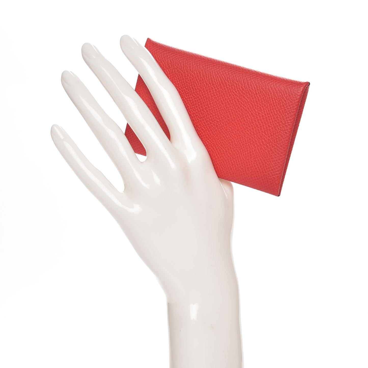Epsom Calvi Card Case Rouge Casaque