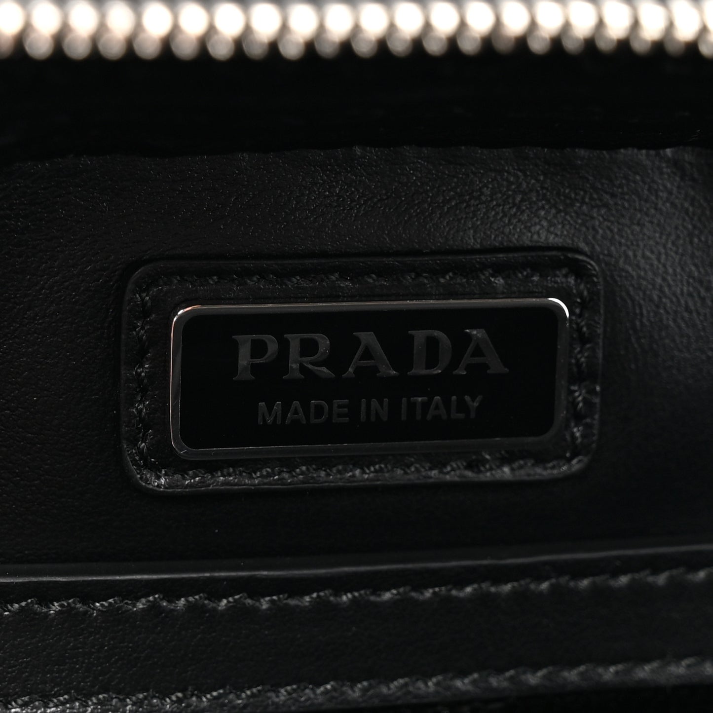 Saffiano Travel Medium Brique Crossbody Bag Black