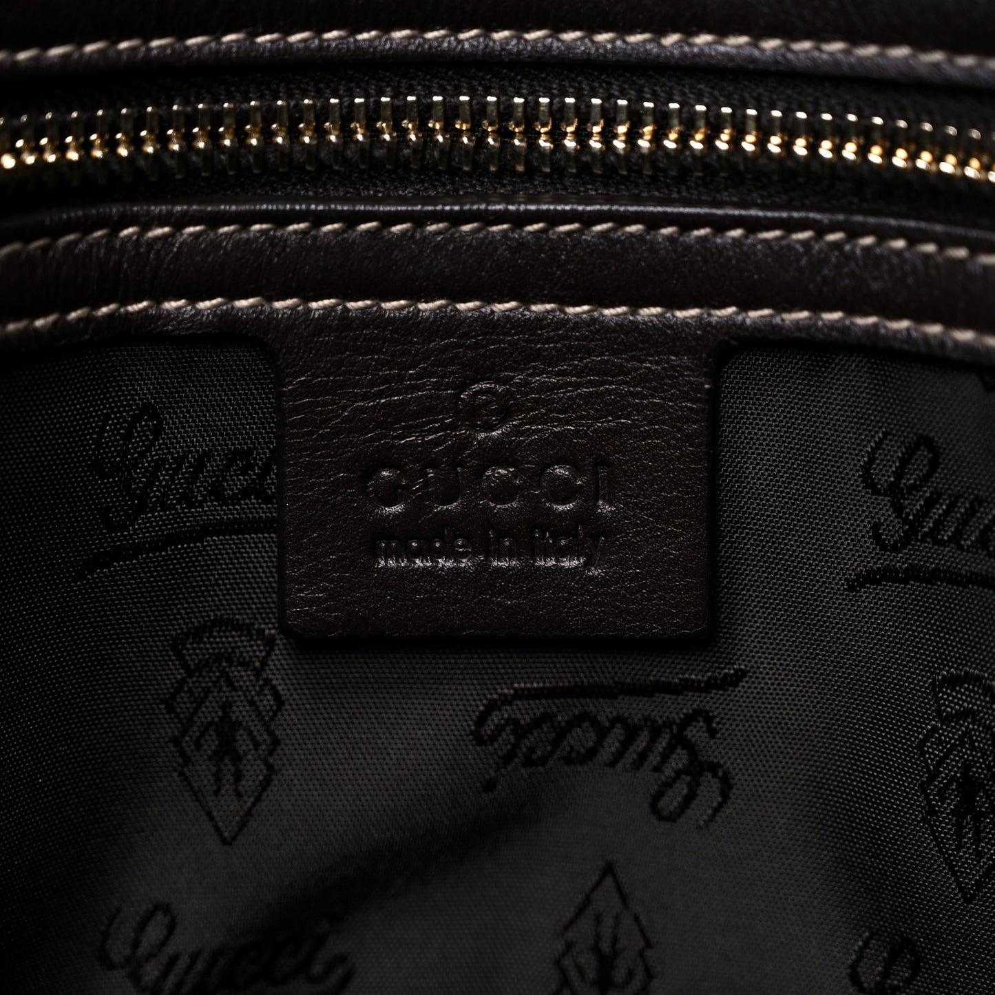 Crystal Monogram Medium Hysteria Tote Brown