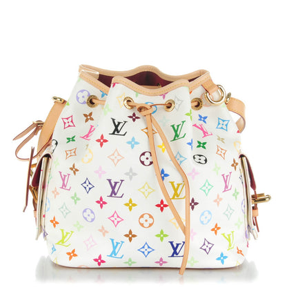 Louis Vuitton Monogram Multicolor Petit Noe White 1 of 6