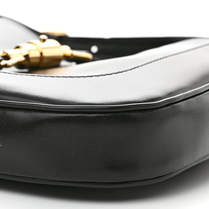 Gucci Boarded Dyana Lux Calfskin Small Jackie 1961 Hobo Black 10 of 10