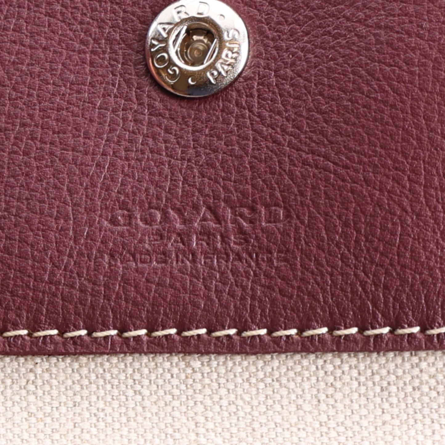 Goyardine Artois PM Burgundy