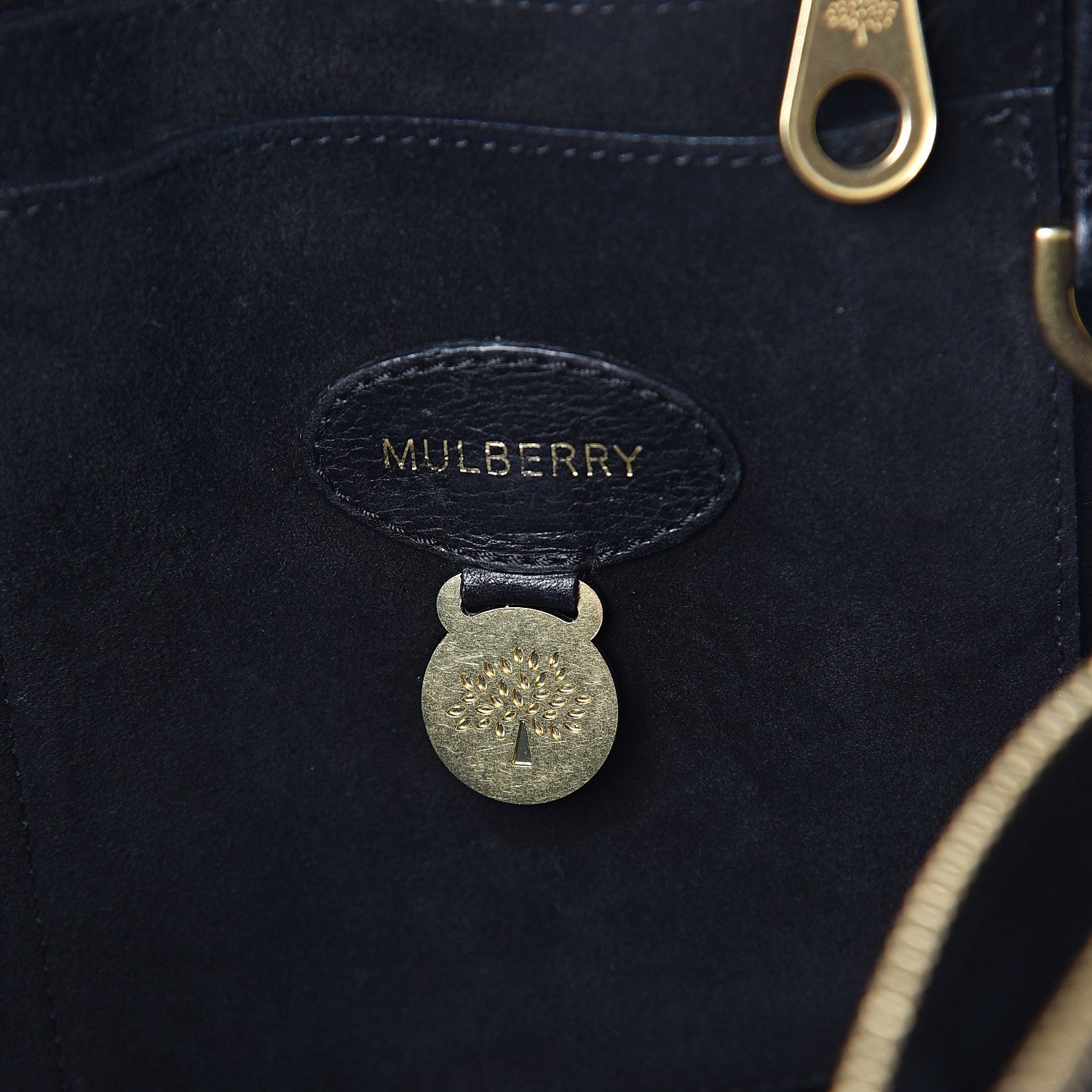 Mulberry Natural Leather Small Bayswater Black 5 of 9