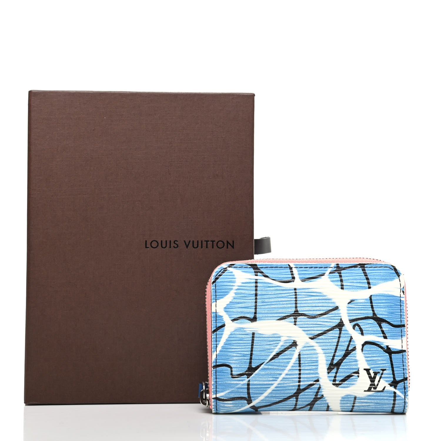 Louis Vuitton Epi Zippy Coin Purse Aqua 7 of 7