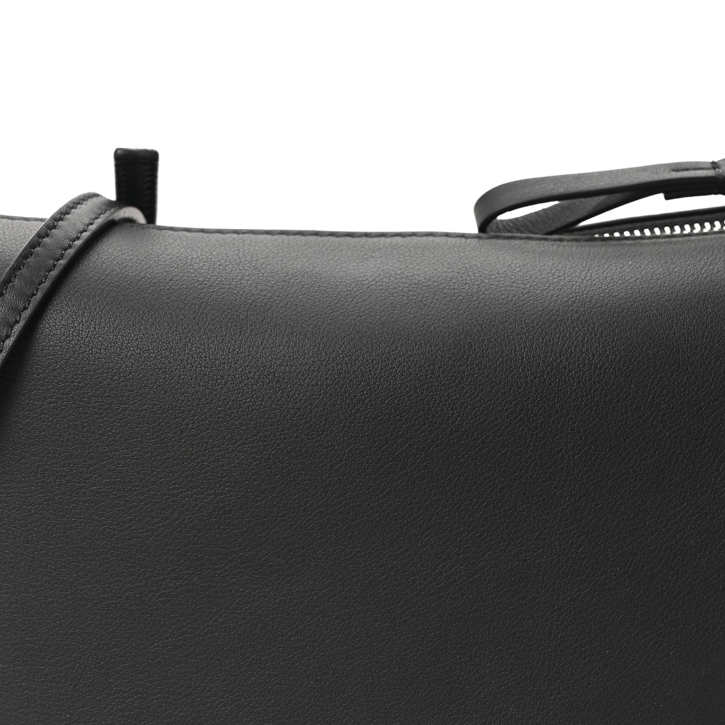 Calfskin Mini Hammock Hobo Black