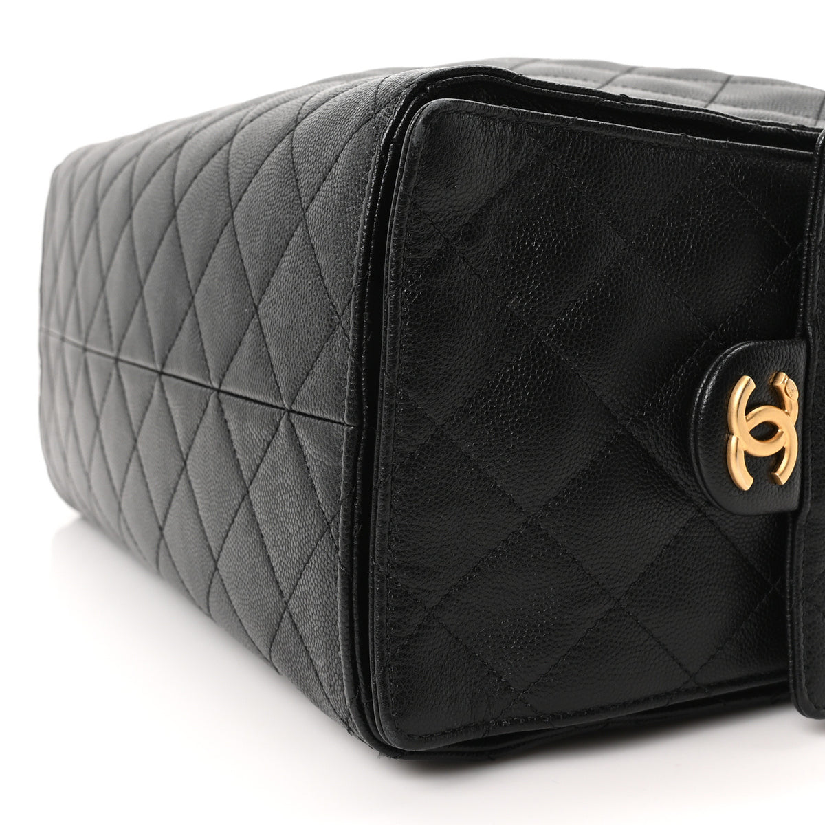 Chanel Caviar Quilted Medium Chanel 25 Handbag Black 11 of 12