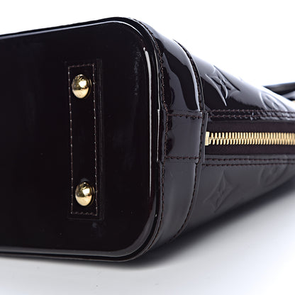 Louis Vuitton Vernis Alma BB Amarante 9 of 10