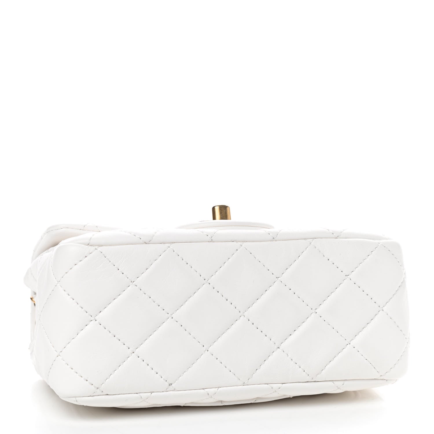 Chanel Lambskin Quilted Mini Pearl Crush Flap White 4 of 9
