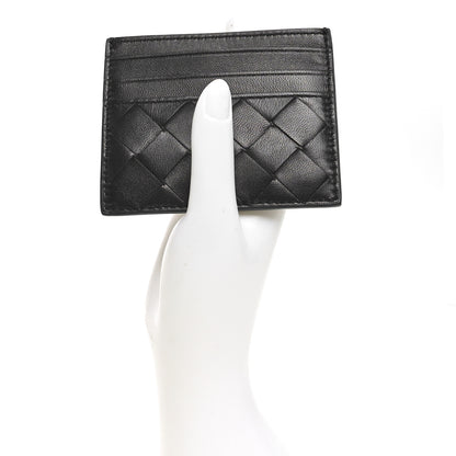 Bottega Veneta Nappa Intrecciato Card Holder Black 2 of 10