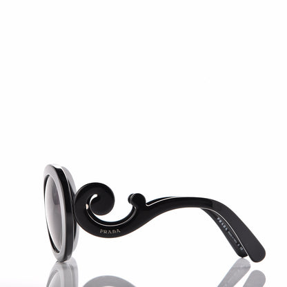Prada Baroque Sunglasses SPR 27N Black 3 of 7
