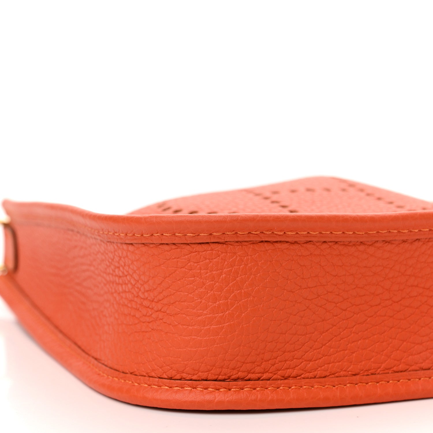 Hermes Taurillon Clemence Evelyne TPM Orange 8 of 10