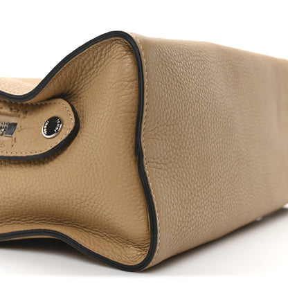 Fendi Cuoio Romano Selleria Lei Boston Tote Miele Scuro 8 of 9