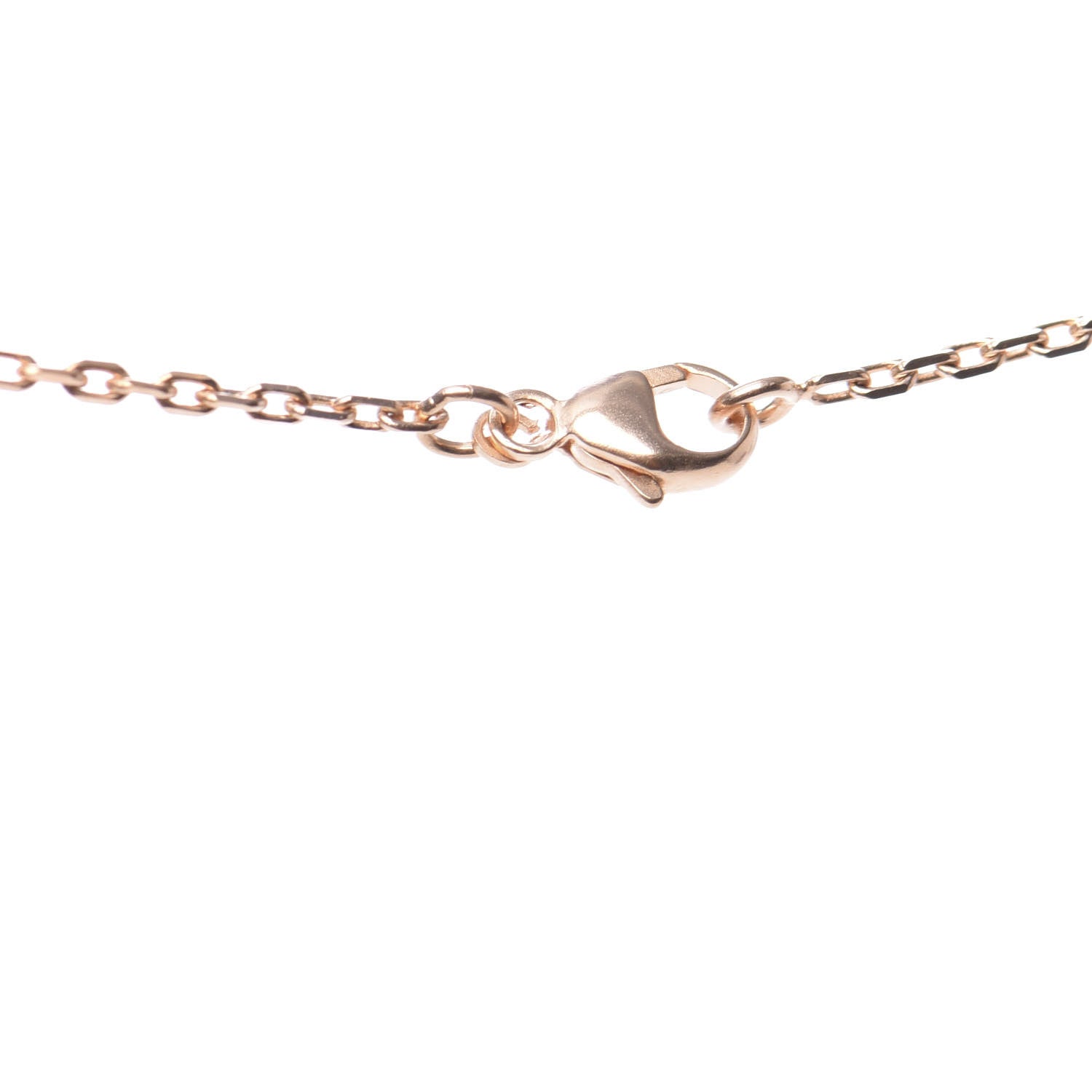Hermes Lacquered Rose Gold Pop H Pendant Necklace Orange Fonce 4 of 6