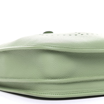 Hermes Taurillon Maurice Evelyne III PM Vert Criquet 8 of 9