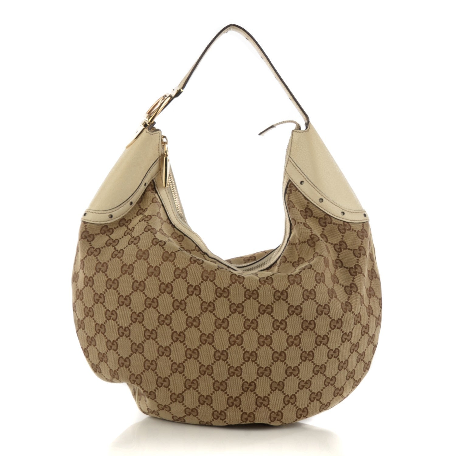Gucci Monogram Buckle Hobo Off White 1 of 8