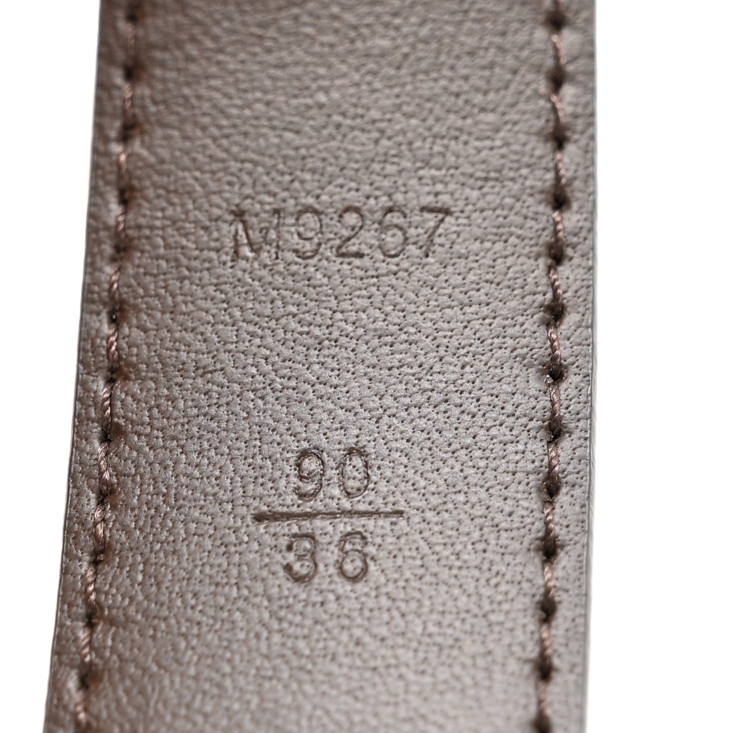 Mini Damier Ebene 25mm LV Initiales Belt 90 36