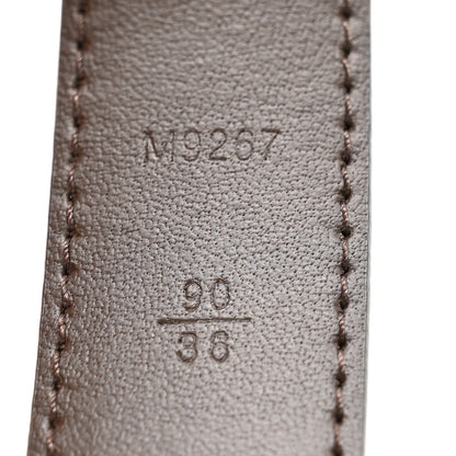 Louis Vuitton Mini Damier Ebene 25mm LV Initiales Belt 90 36 6 of 10