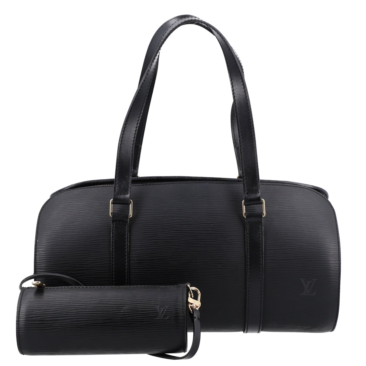 Louis Vuitton Epi Soufflot Black 2 of 9