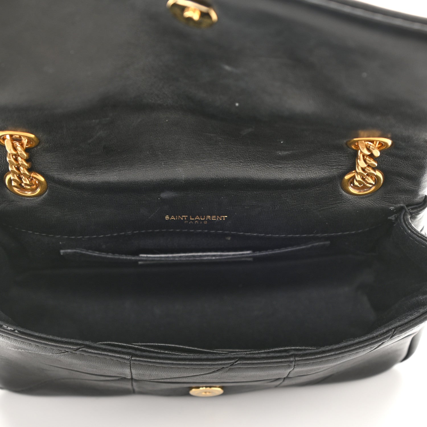 Saint Laurent Lambskin Patchwork Monogram Small Jamie Black 5 of 9