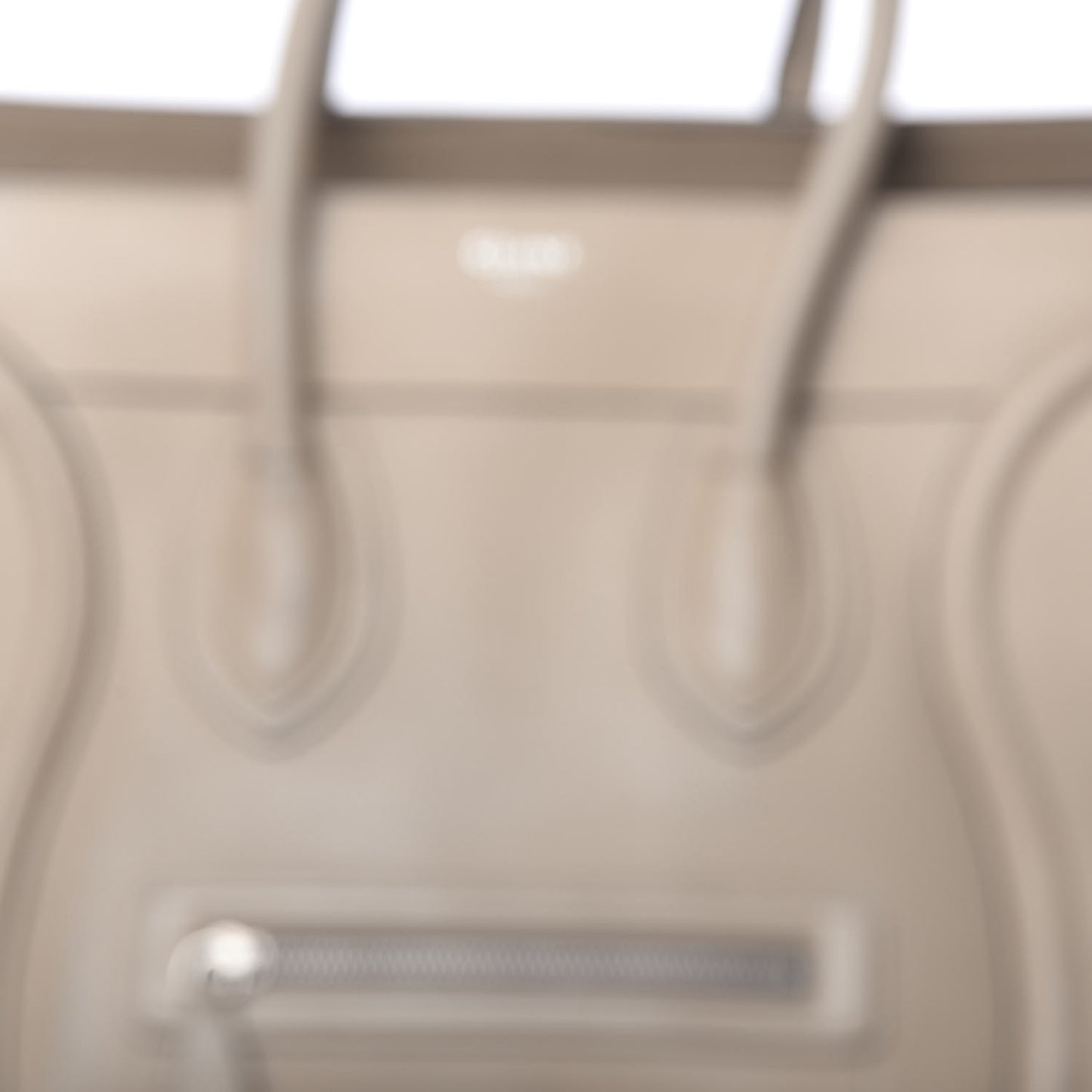 Drummed Calfskin Mini Luggage Dune