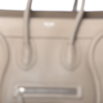 Celine Drummed Calfskin Mini Luggage Dune 19 of 23