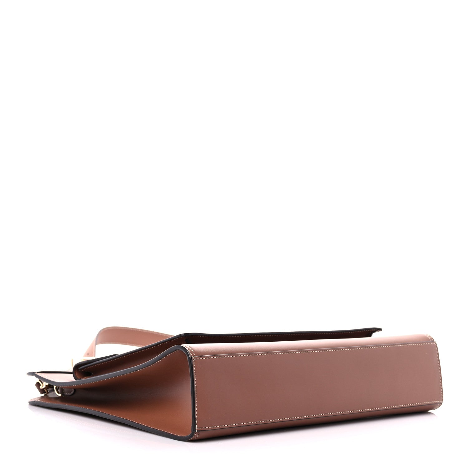 Burberry Smooth Calfskin Medium Pocket Bag Malt Brown 4 of 15