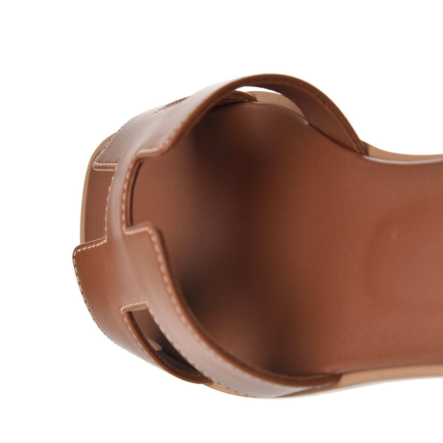 Box Calfskin Oran Sandals 36.5 Gold