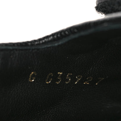 Chanel Grained Calfskin Velcro Dad Sandals 37 Black 8 of 9