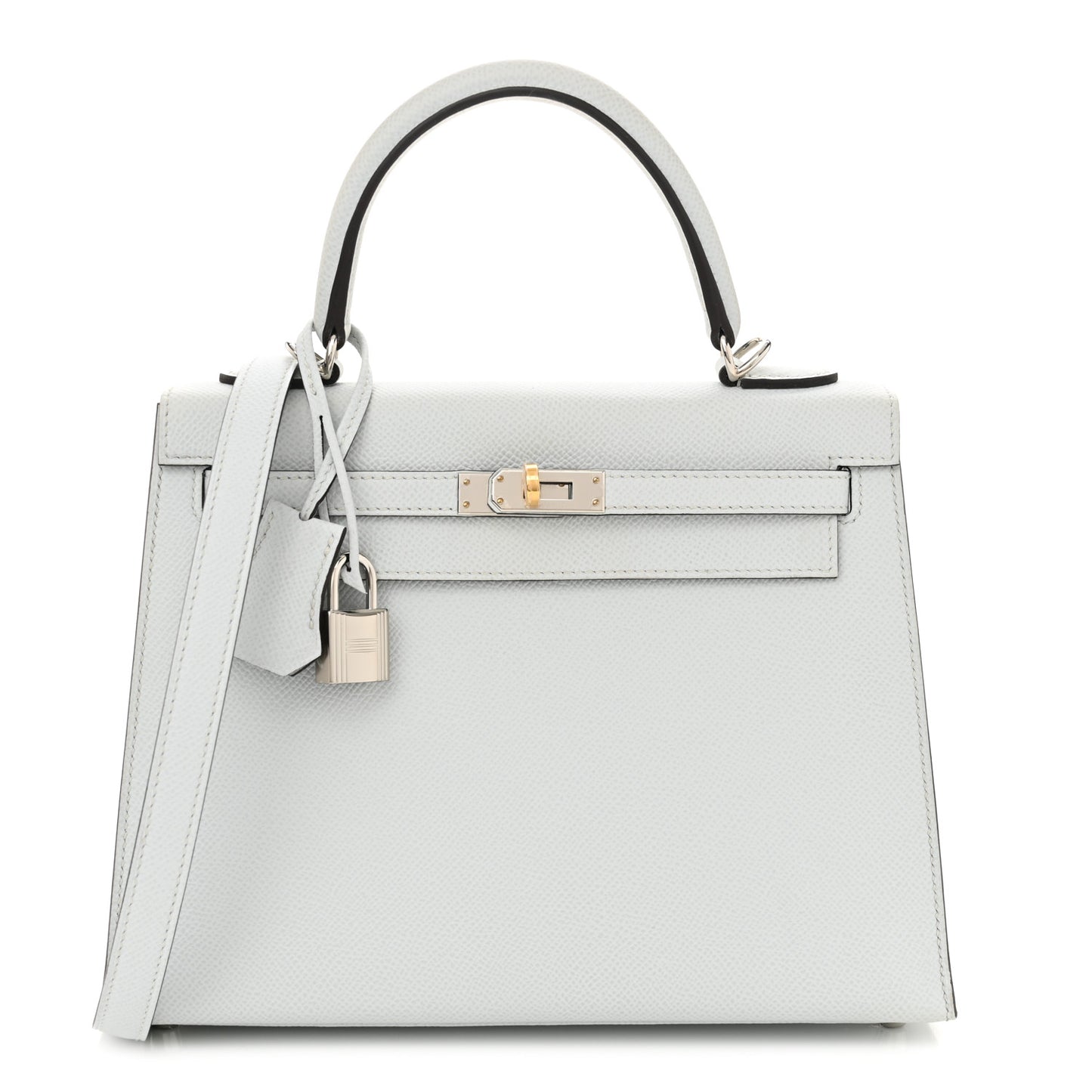 Epsom Kelly Sellier 25 Gris Platine