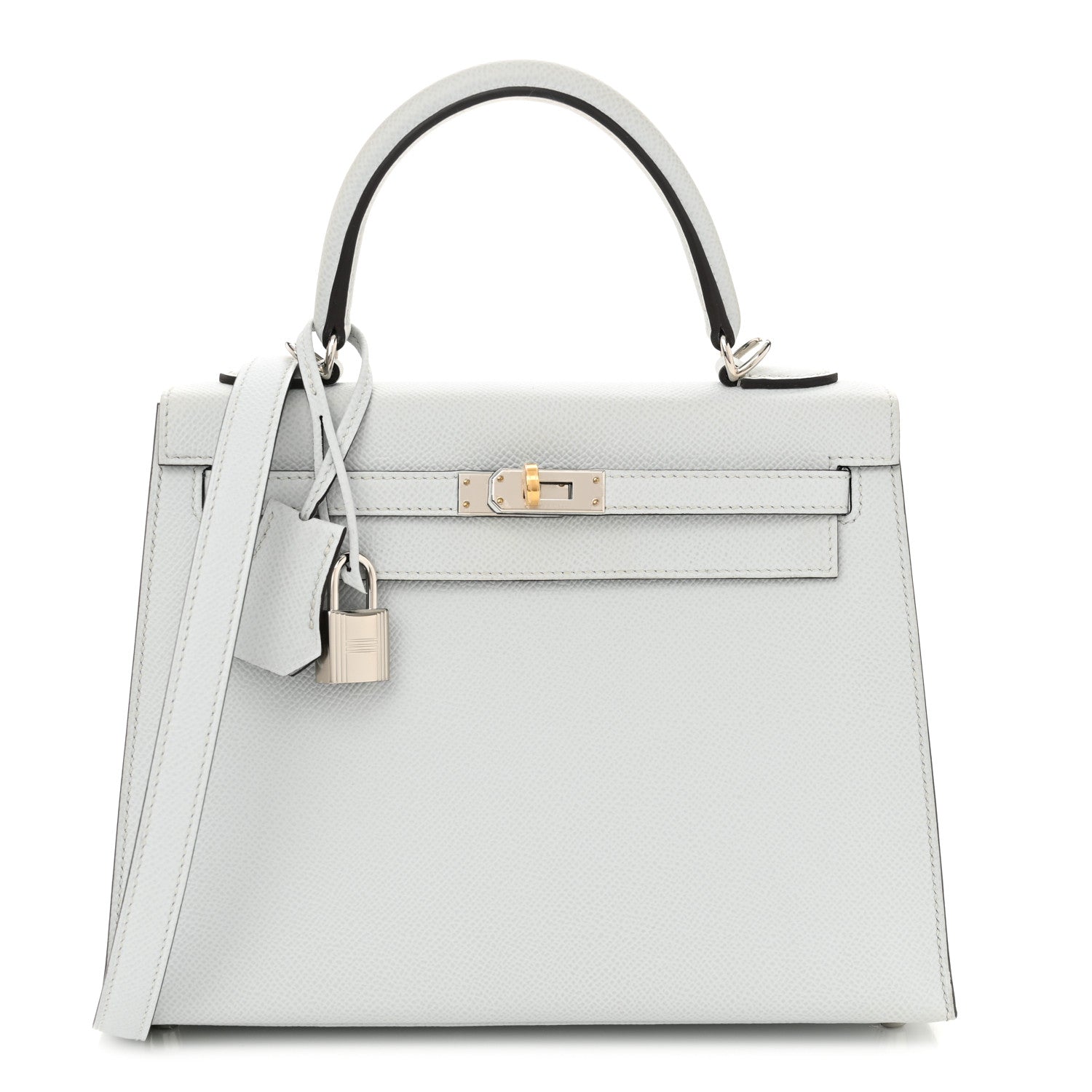 Hermes Epsom Kelly Sellier 25 Gris Platine 1 of 13