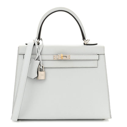 Hermes Epsom Kelly Sellier 25 Gris Platine 1 of 13