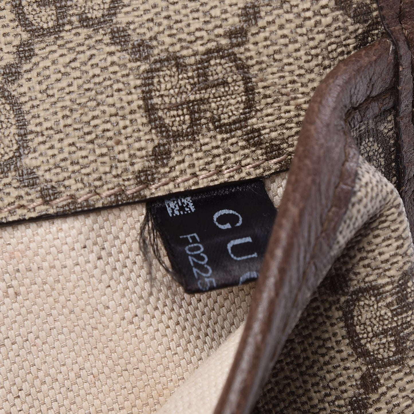 GG Supreme Monogram Neo Vintage Web Belt Bag Brown