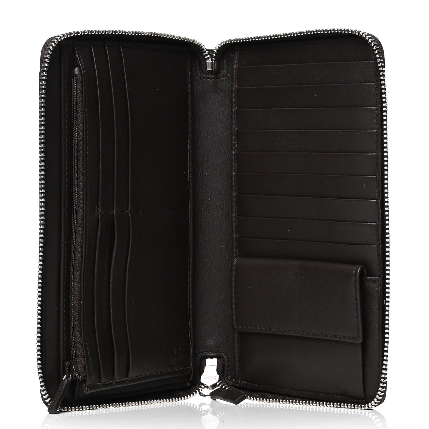 Microguccissima Large Zip Around Organizer Wallet Testa di Moro