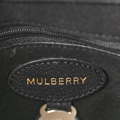Mulberry Glossy Goatskin Small Lily Flap Black 6 of 9