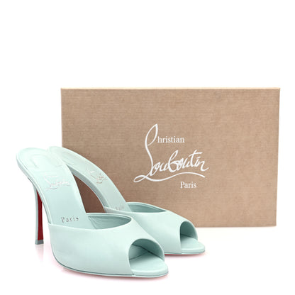 Christian Louboutin Nappa Me Dolly 100 Sandals 38.5 Iceberg 8 of 8