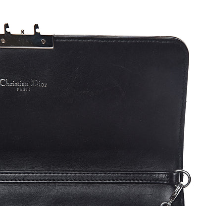 Christian Dior Lambskin Cannage Miss Dior Promenade Pouch Black 14 of 14