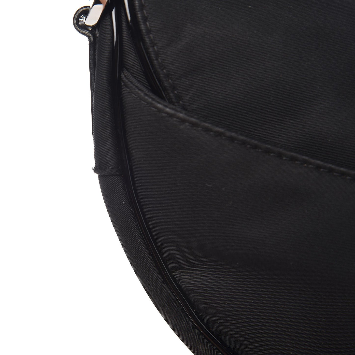 Nylon Saddle Bag Black