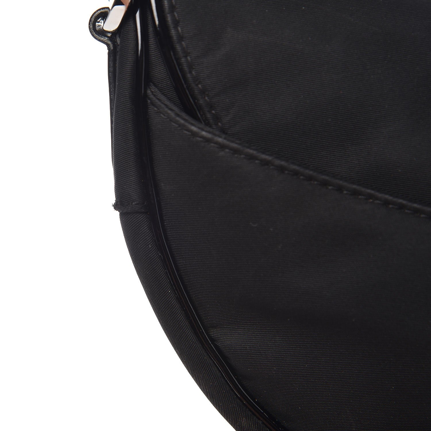 Christian Dior Nylon Saddle Bag Black 10 of 12
