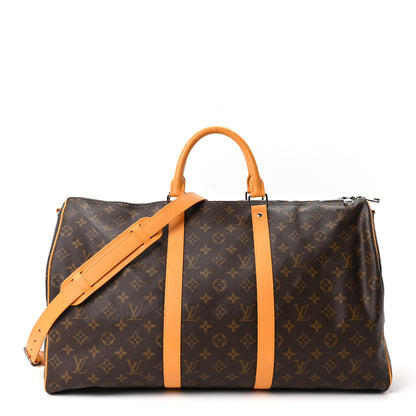 Louis Vuitton Monogram Macassar Keepall Bandouliere 50 Safran Yellow 1 of 9