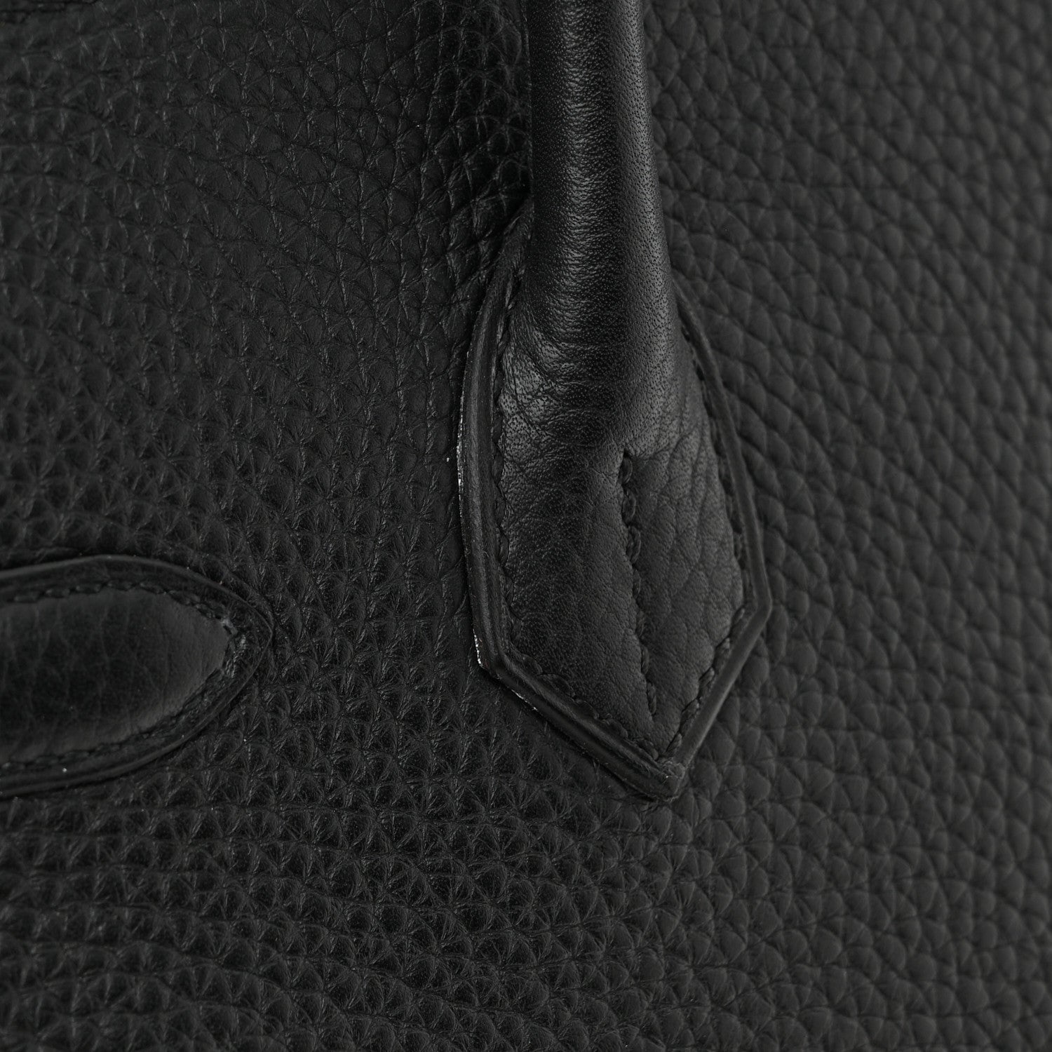 Hermes Taurillon Clemence Birkin 30 Black 12 of 13