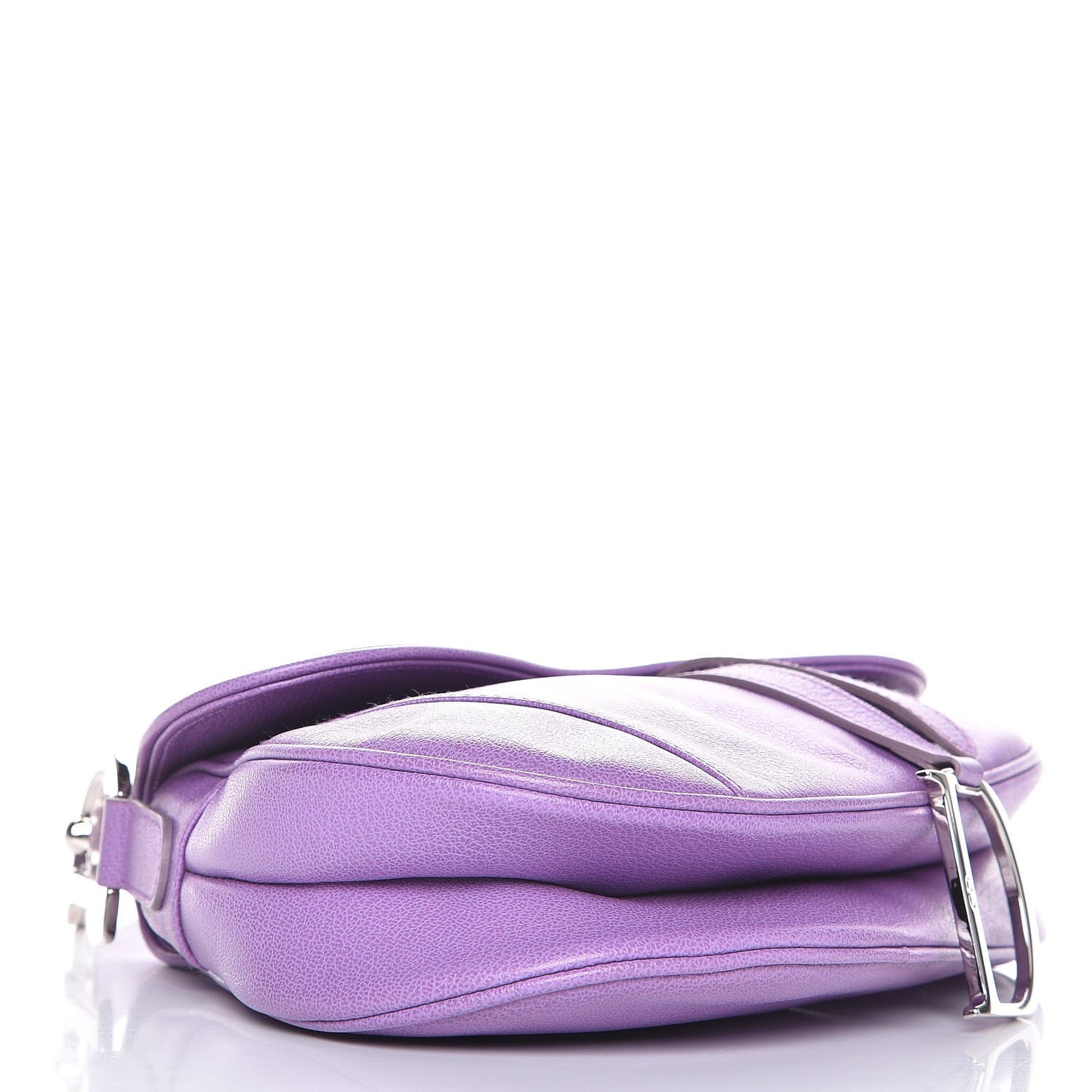 Calfskin Saddle Bag Purple