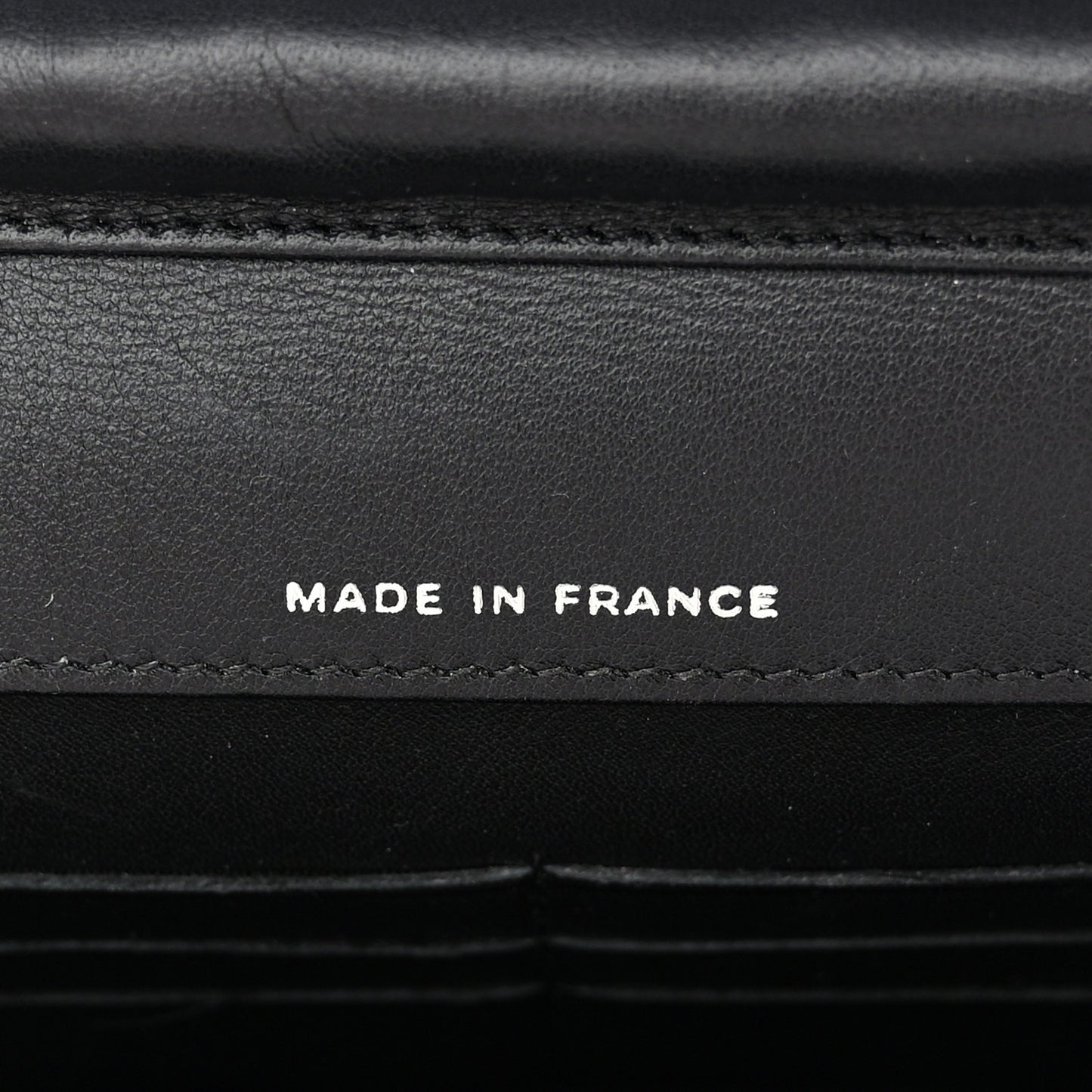 Patent Strass Wallet On Chain WOC Black