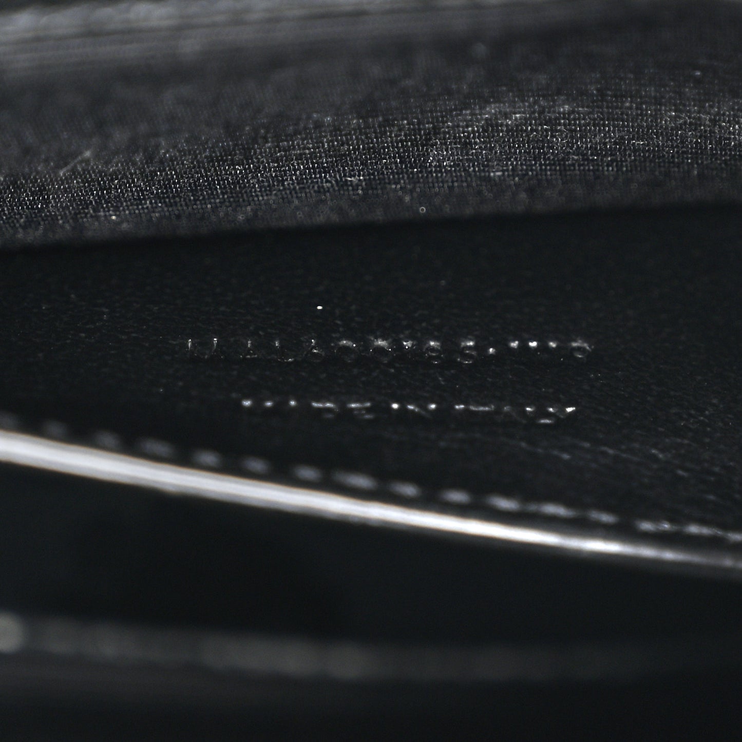 Grain De Poudre Textured Mixed Matelasse Triquilt Medium Monogram Satchel Black