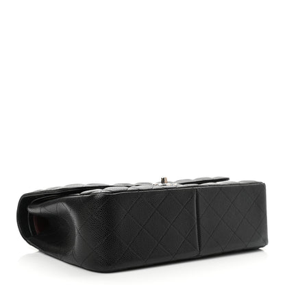 Chanel Caviar Quilted Jumbo Double Flap Black 4 of 11