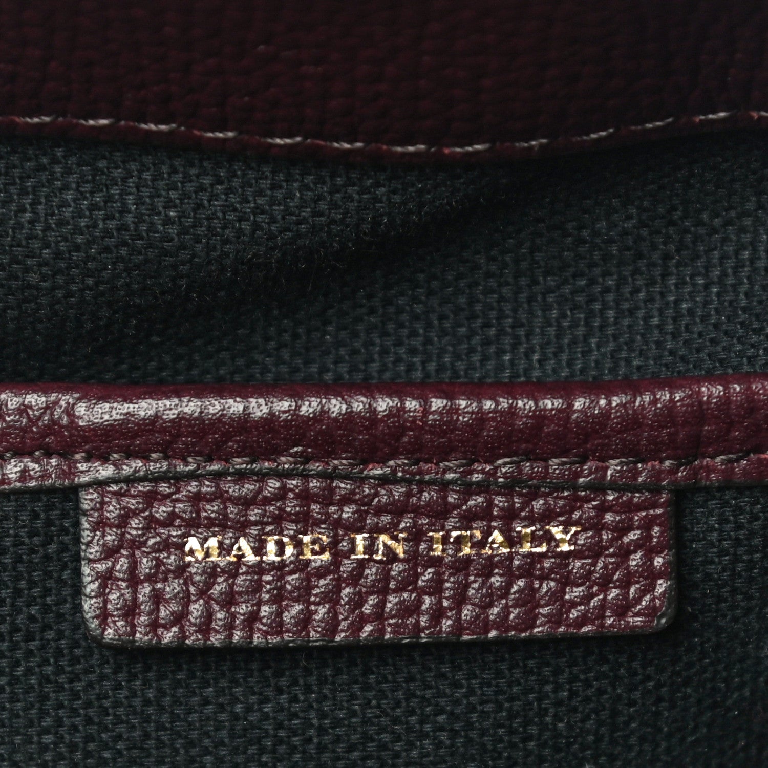 Burberry Derby Calfskin House Check Small Bi-Color Mahogany Red 5 of 9